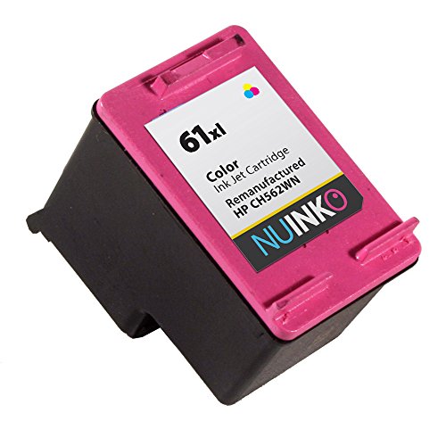NUINKO 4 Pack Remanufactured HP 61XL Ink Cartridge Black and Color CH563WN CH564WN for HP ENVY 4500 5530 4502 Deskjet 2050 3050 2540 1050 1510 1000 10 thumbnail