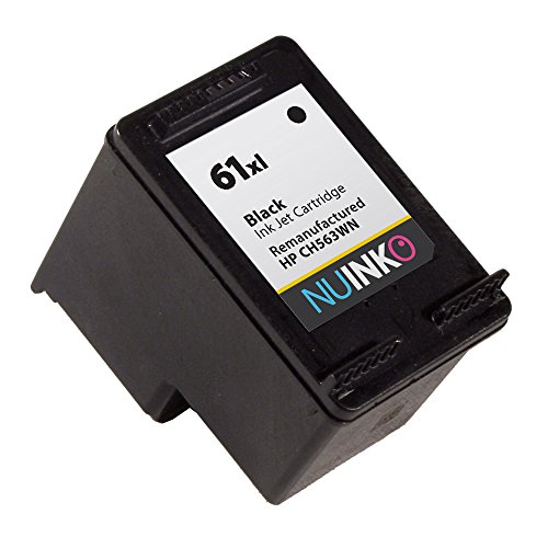 NUINKO 4 Pack Remanufactured HP 61XL Ink Cartridge Black and Color CH563WN CH564WN for HP ENVY 4500 5530 4502 Deskjet 2050 3050 2540 1050 1510 1000 10 thumbnail