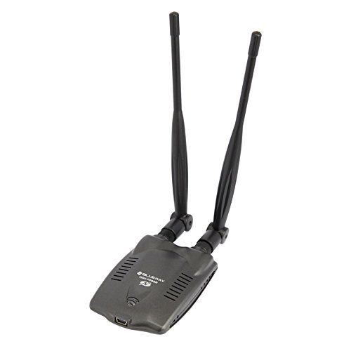 High Sencitivity Blueway Beini Free Internet Long Range 3000mW Dual Wifi Antenna USB Wifi Adapter Decoder Ralink 3070 BT-N9100 Wireless Network Card thumbnail