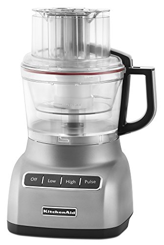 KitchenAid KFP0924CU 9-Cup Food Processor with ExactSlice System and French Fry Disc - Contour Silver thumbnail