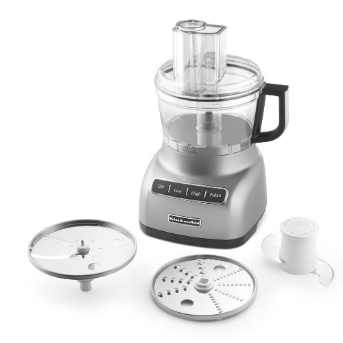 KitchenAid KFP0711CU 7 Cup Food Processor, Contour Silver thumbnail