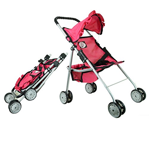 First Doll Stroller for Kids - Pink thumbnail