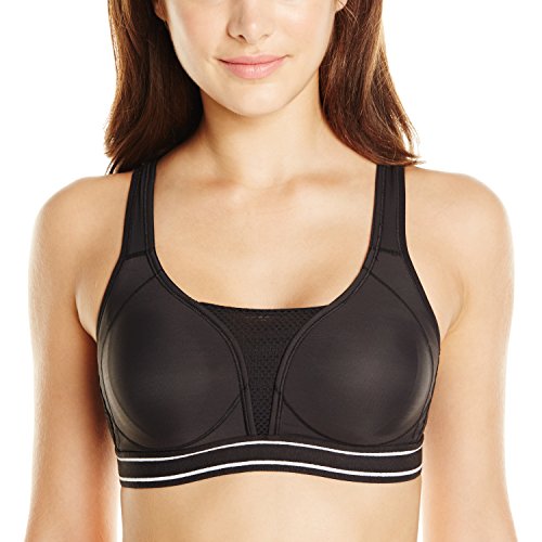 Amoena Bra: Low-Impact Sports Bra 2654, Women's, Size: 34 AA, Black thumbnail