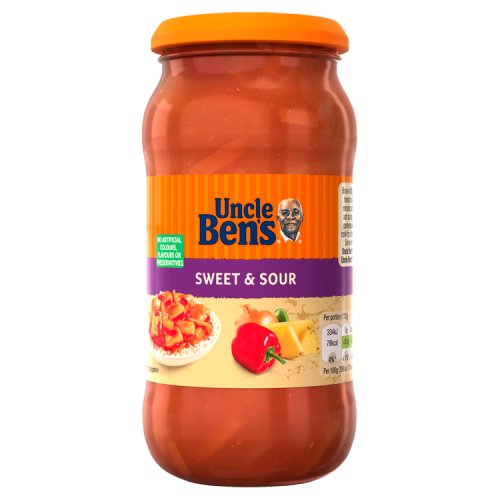Diet info for Uncle Ben's Sweet and Sour Cooking Sauce Spoonful