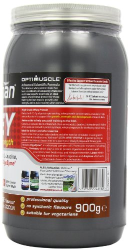 Vitabiotics Optimuscle Ultra Protein Whey Chocolate Powder 900g thumbnail