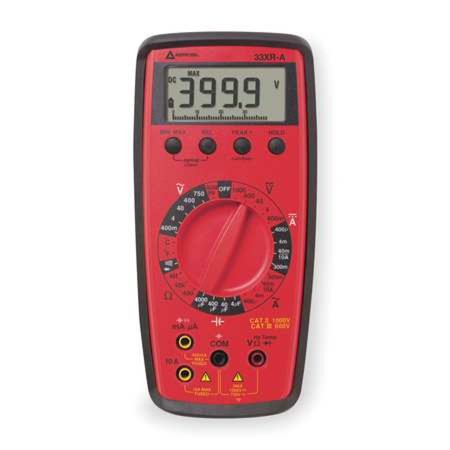 Amprobe 1000V DC Temp Cap & Frequency Multimeter - 33XR-a Multimeter
