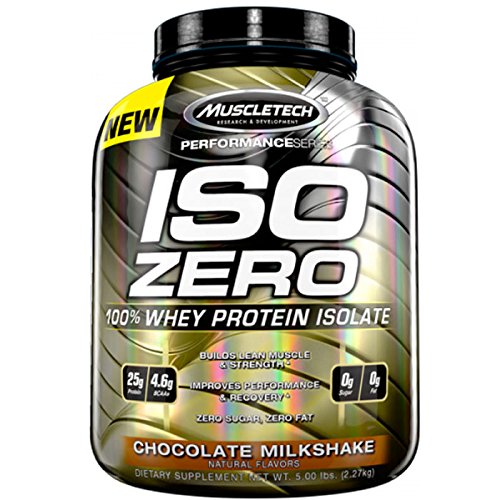 Iso Zero Performance Vanilla Ice Cream 2270g MuscleTech, Ultra-Premium Whey Protein Isolate, Extra Carbohydrates, Enhance Strength and Boost Muscle