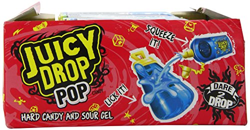 Juicy Drop Pop Variety Pack  Assorted Flavors Sweet Lollipops with Sour Liquid Candy  0.92 Oz  21 Count thumbnail