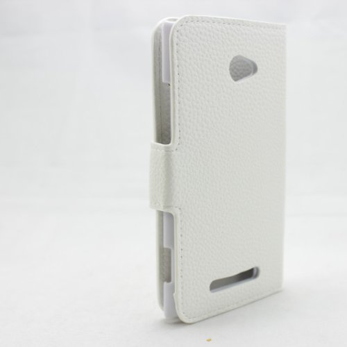 Yeah Fashion 3D Bling Leather Wallet Card Flip Case Cover Skin for HTC Windows Phone 8x 6990 (2butterfly Pink)