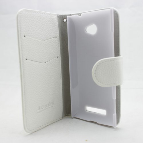 Yeah Fashion 3D Bling Leather Wallet Card Flip Case Cover Skin for HTC Windows Phone 8x 6990 (2butterfly Pink) thumbnail