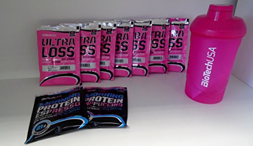 Biotech USA 7 x 30g Ultra Loss 2 x 30g Morning Protein Probe + SHAKER