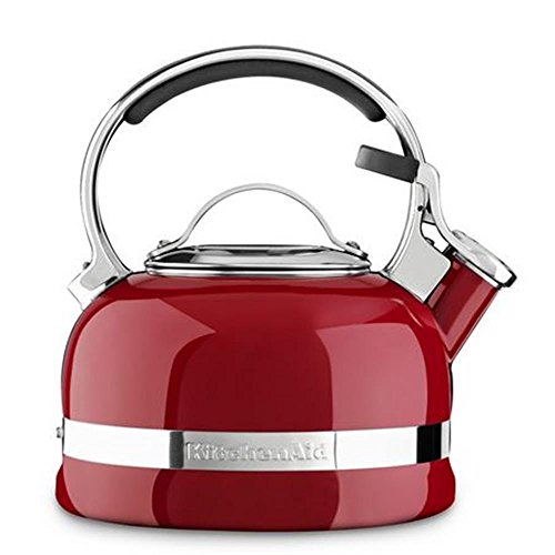 KitchenAid KTEN20SBER Whistling Kettle 18.5 x 18.5 x 17 cm Stainless Steel, Empire Red