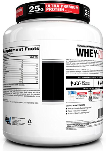 BPI Sports Whey-HD Ultra Premium Whey Protein Powder, Banana Marshmallow Pie, 4.98 Pound (Pack of 4) thumbnail