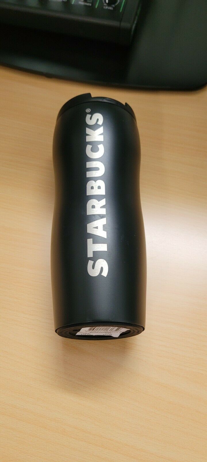 Starbucks Lucy Black Logo Curvy Stainless Steel Tumbler 12 OZ Vacuum Thermos Cup thumbnail