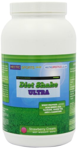 Hectic Lifestyles Diet Shake Ultra - 2Lbs - Strawberry Cream Diet Whey Protein Plus Cla/ Acai Berry/ L-Carnitine/ Green Tea thumbnail
