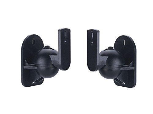 Maclean MC-526 2x Speaker Wall Mount Bracket up to 3,5 KG, Tilt Rotation Swivel Hifi Satellite thumbnail