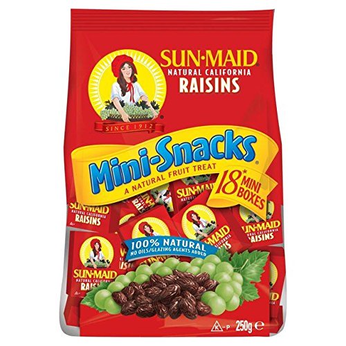 Sun-Maid Mini-Snacks Raisins 18 X 14g - Pack of 2