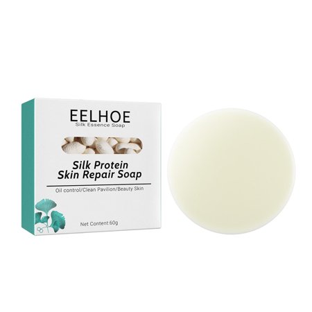 TOYFUNNY Silk Protein Repair Soap  Ultra-Long Brush Oil Cleansing Soap  Moisturizing Acne Repair  Milk Soap