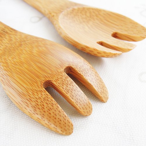 La-Boos Kids/ Tots/ Children/ Baby, Bamboo Cat Plate and Cutlery Sets (SGS Certified, Toxin-Free, Melamine Free, Biodegradable, Eco-Friendly, Ergonomi thumbnail