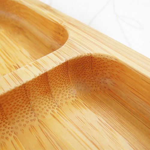 La-Boos Kids/ Tots/ Children/ Baby, Bamboo Cat Plate and Cutlery Sets (SGS Certified, Toxin-Free, Melamine Free, Biodegradable, Eco-Friendly, Ergonomi thumbnail