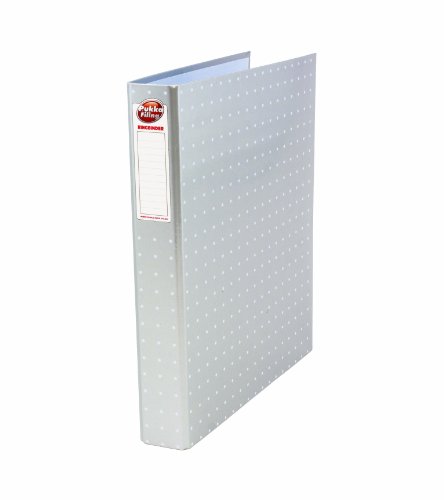 Pukka Metallic A4 Ring Binder Silver(6858-MET) Single