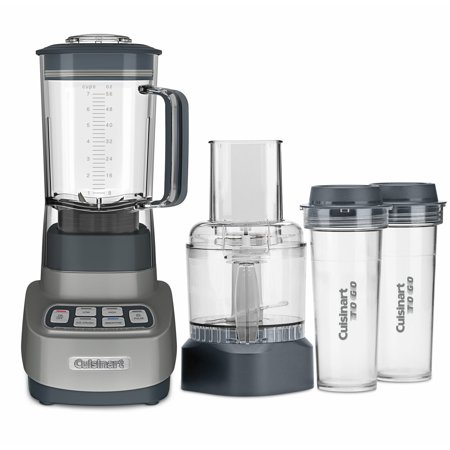 VELOCITY Ultra Trio 1 HP Blender/Food Processor with Travel Cups  Electronic Touchpad Controls with LED Indicators  Makes 6-7 Smoothies