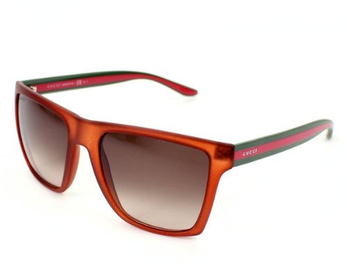 Gucci Sunglasses GG 3535 /S 22LJ6 Acetate Plastic Brick Gradient Brown