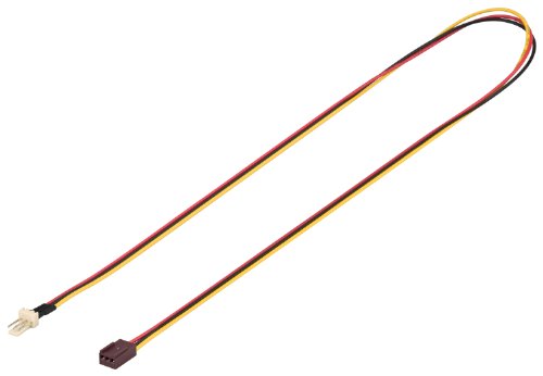 Wentronic Goobay - Verlängerungskabel Für Lüfterspannungsversorgung - 3 PIN Internal Power (M) Bis 3 PIN Internal Power (W) - 62 M (93876)