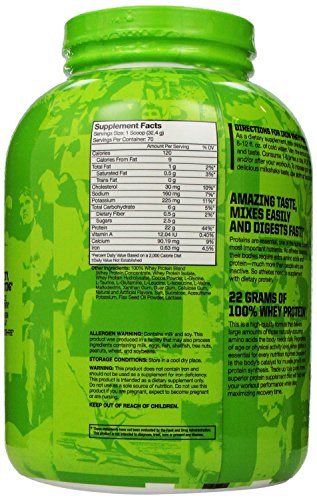 Arnold Schwarzenegger Series Iron Whey Protein Ultra Micro Filtered Protein (Vanilla, 2270g) thumbnail