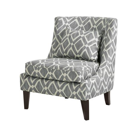 Gracie Mills Waverly Swoop Arm Chair Grey See Below - FPF18-0516