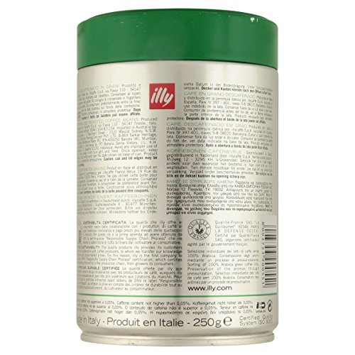 Illy Whole Bean Decaf Coffee