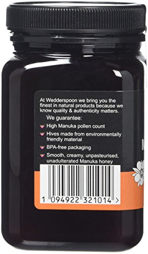 Wedderspoon 100% RAW Manuka Honey Active 16+ 500g thumbnail