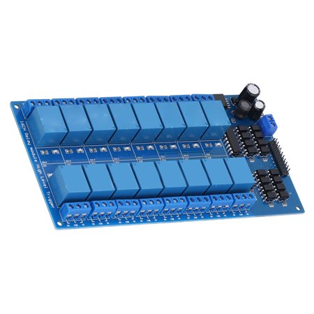 16 Channel Relay  Independent COM High Level Trigger Board with LM2596 Power Supply for PLC Expansion Output for Home Appliance Control for Single Chi