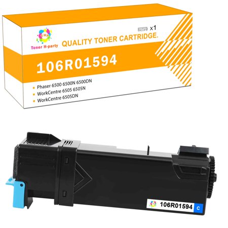 Toner H-Party Compatible Toner Cartridge Replacement for Xerox 106R01594 Use with Xerox Phaser 6500 6500N 6500DN  WorkCentre 6505 6505N 6505D Printer 
