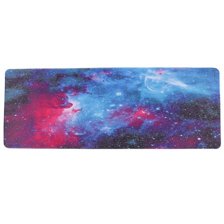 Extended Gaming Mouse Pad XXL Large Big Computer Keyboard Mouse Mat Desk Pad with Non-Slip Base and Stitched Edge for Home Office Gaming Work Galaxy P