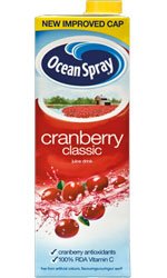 Ocean Spray Cranberry Classic Juice Drink 1 Litre (Pack of 6 X 1ltr)