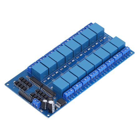 16 Channel Relay  Independent COM High Level Trigger Board with LM2596 Power Supply for PLC Expansion Output for Home Appliance Control for Single Chi