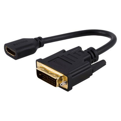 Philips DVI to HDMI Pigtail Adapter  Black  SWV9200H/27