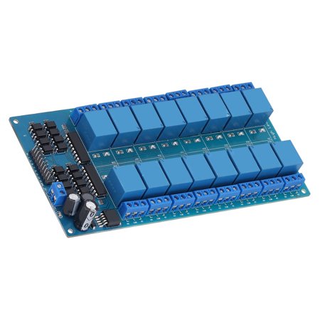 16 Channel Relay  Independent COM High Level Trigger Board with LM2596 Power Supply for PLC Expansion Output for Home Appliance Control for Single Chi