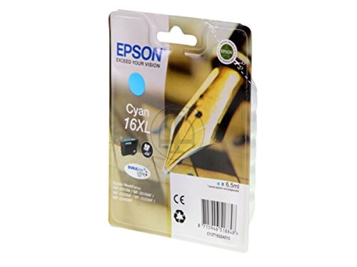 Epson WorkForce WF-2540 WF (16XL / C 13 T 16324010) - Original - Inkcartridge Cyan - 450 Pages - 6,5ml
