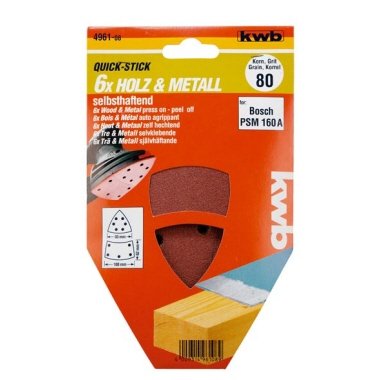 Einhell 49496106 Sanding Sheets Coarse/Medium 60G (Pack 5)