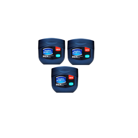 3 Pack Vaseline Blueseal for Men Petroleum Jelly  Cooling  100 ML