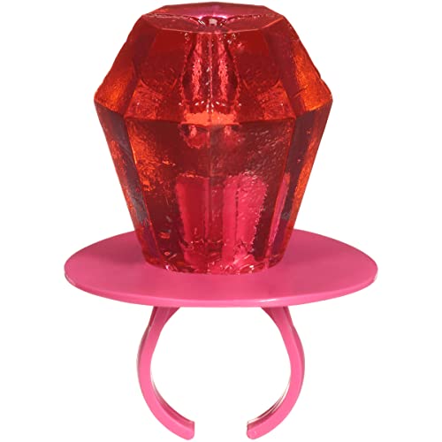 Ring Pop Individually Wrapped Pink Strawberry Bulk Lollipop Easter Pack - 30 Count Strawberry Flavored Lollipop Suckers - Fun Candy for Easter Decorat thumbnail