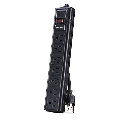 CyberPower CSB706 Surge Protector 7-Outlets 6-Ft Cord 1500 Joules thumbnail