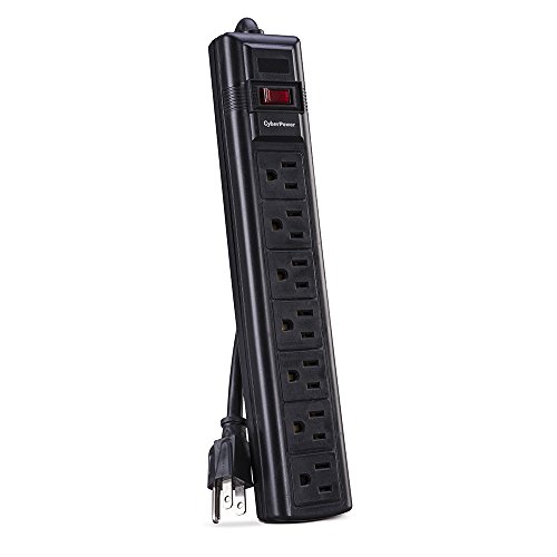 CyberPower CSB706 Surge Protector 7-Outlets 6-Ft Cord 1500 Joules thumbnail