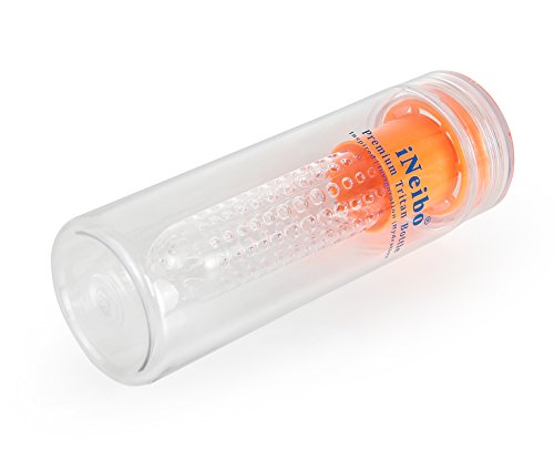 INeibo Infuser Water Bottle 27oz/800ml - Best Flavor Infusion Sport Bottle Made from Premium Eastman TRITAN Material - BPA Free - Leak Proof - 24 Oz - thumbnail