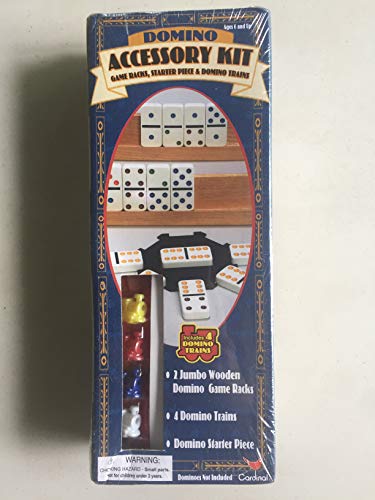 Domino Accessory Kit - Game Racks, Starter Piece & Domino Trains