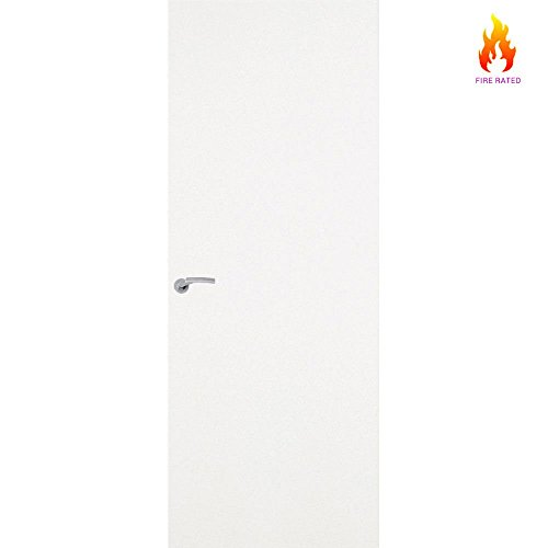 Premdor Internal White Primed PAINT GRADE PLUS Flush Fire Door FD30 (30
