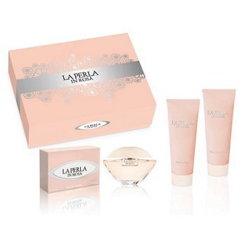 La Perla in Rosa - 30ml Gift Set with 125ml Shower Gel and 125ml Body Lotion.