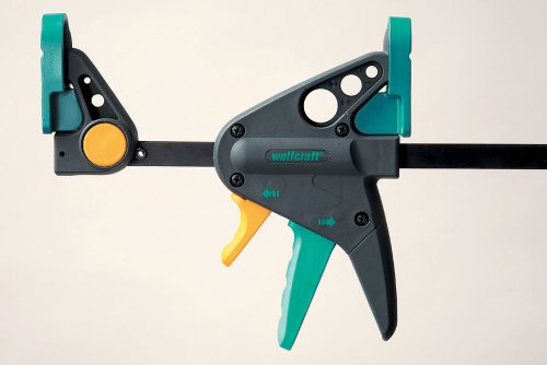 Wolfcraft 3456000 EHZ PRO One-Handed Clamp Span: 150mm Nosing: 65mm thumbnail
